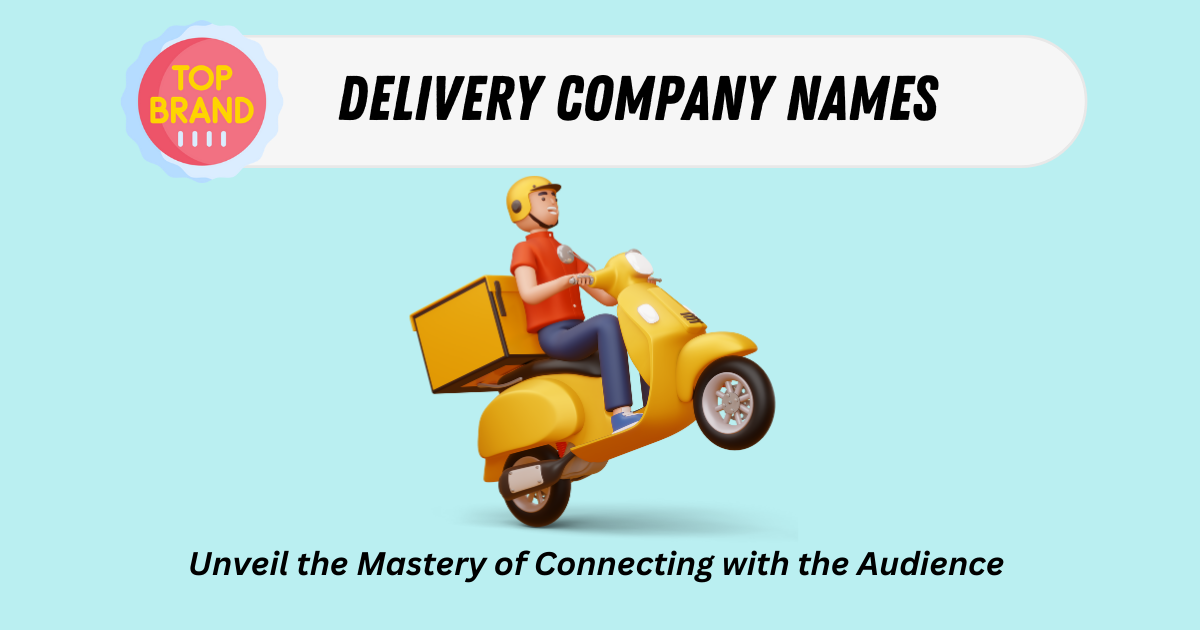 Delivery Company Names
