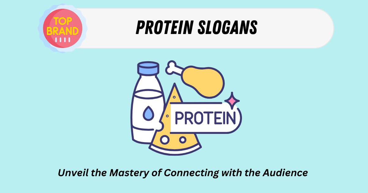 Protein Slogans