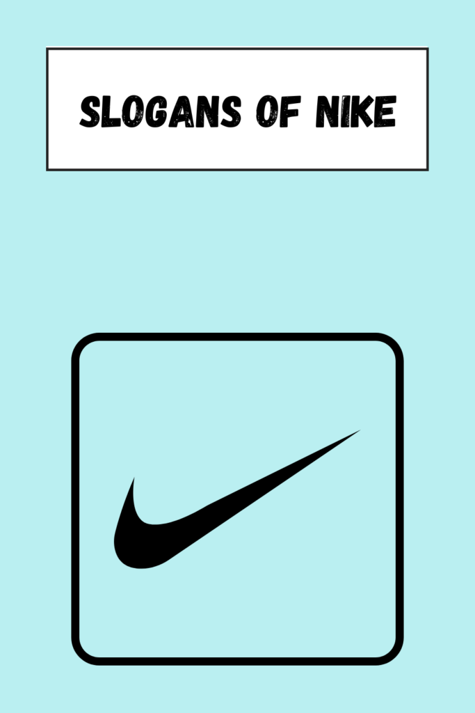 Slogans of Nike pin