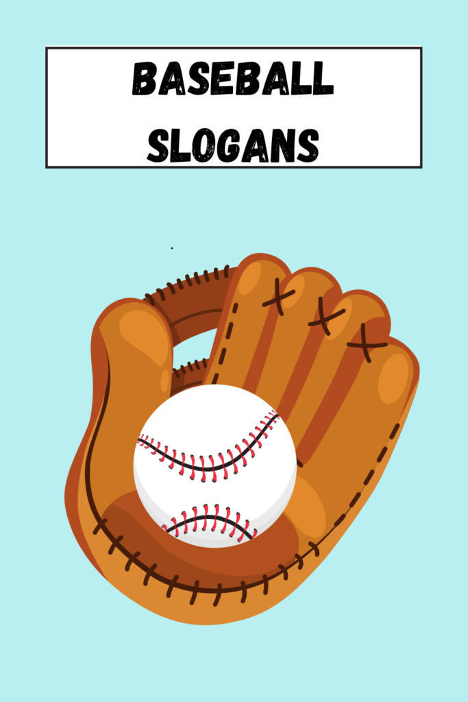 Baseball Slogans pin
