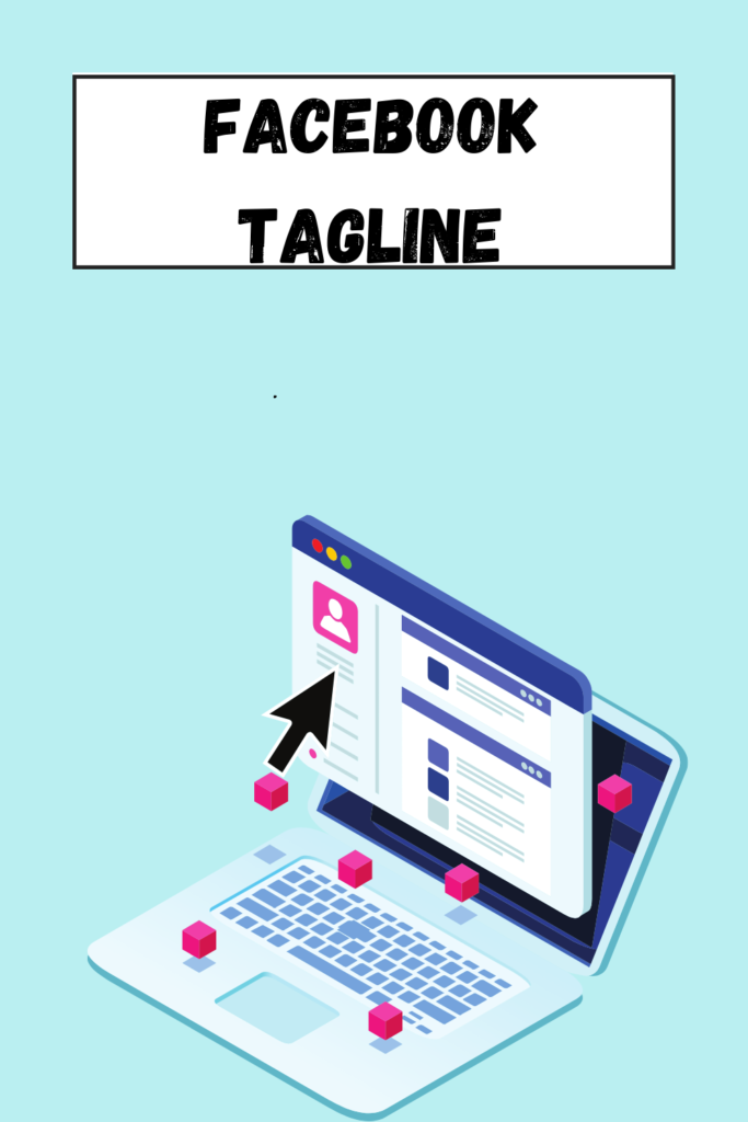 Facebook Tagline pin
