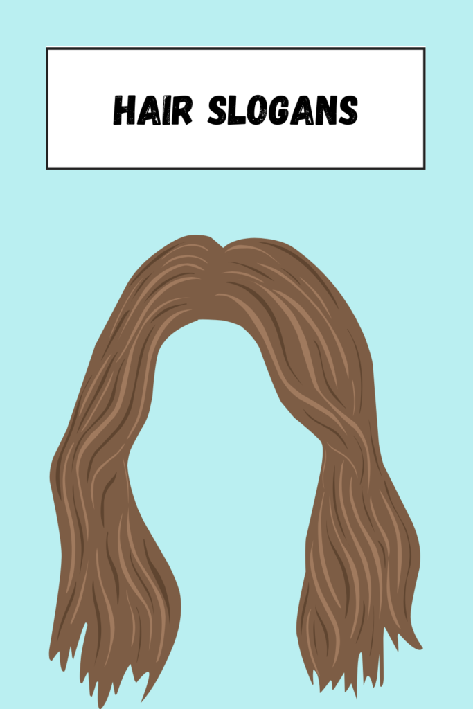 Hair Slogans pin