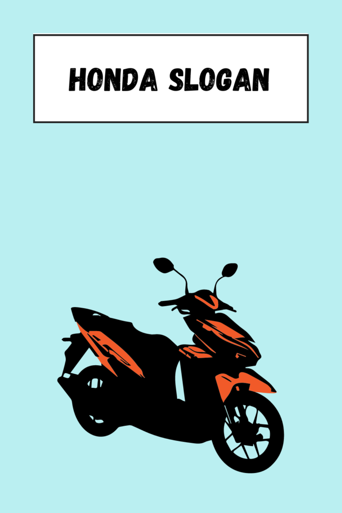Honda Slogan pin