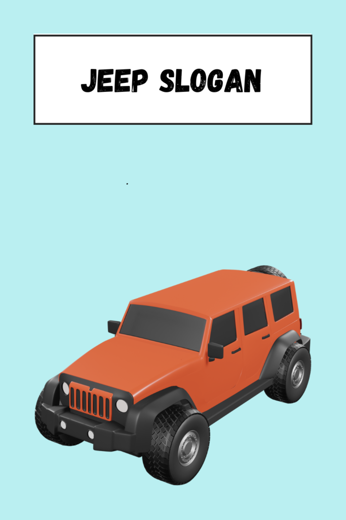 Jeep Slogan pin